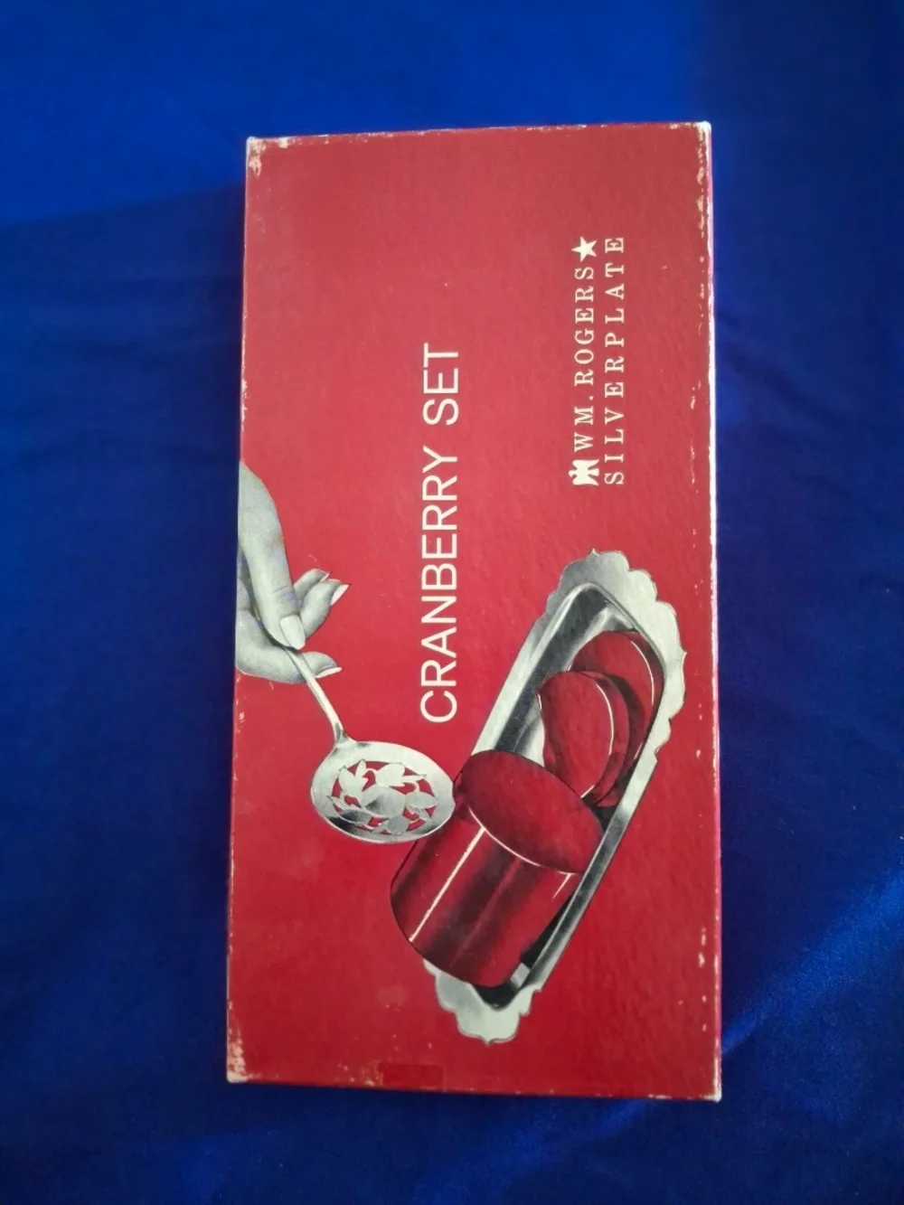 Vintage Silver Plated Cranberry Sauce Serving Set